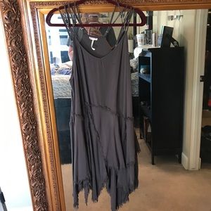 Free people frayed edge dress
